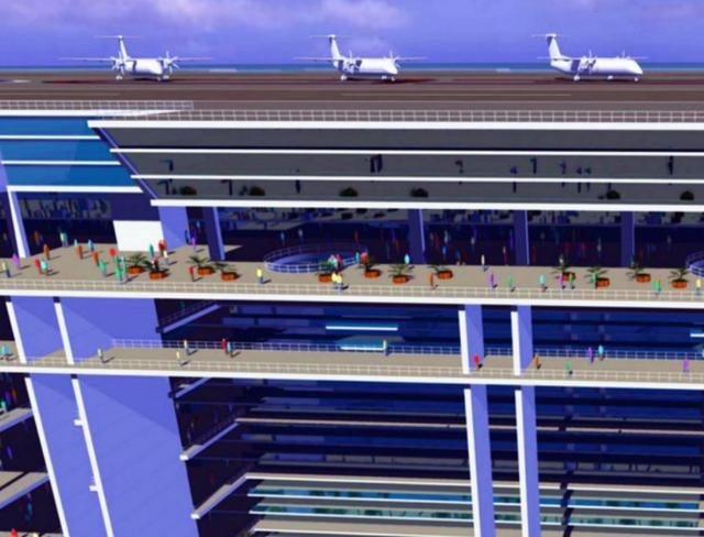 世界首个一直漂浮在海上的城市，重达300万吨，8万人居住