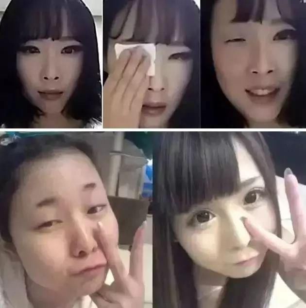 那些素颜比化妆丑n倍，全靠化妆撑起来的网红！