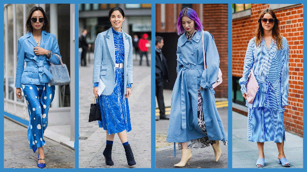 秋季的质感系蓝色单品，让你美出新高度！