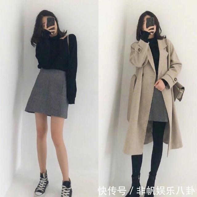 『半身裙』秋天也要穿裙子!18套基础款半裙搭配,谁穿谁美