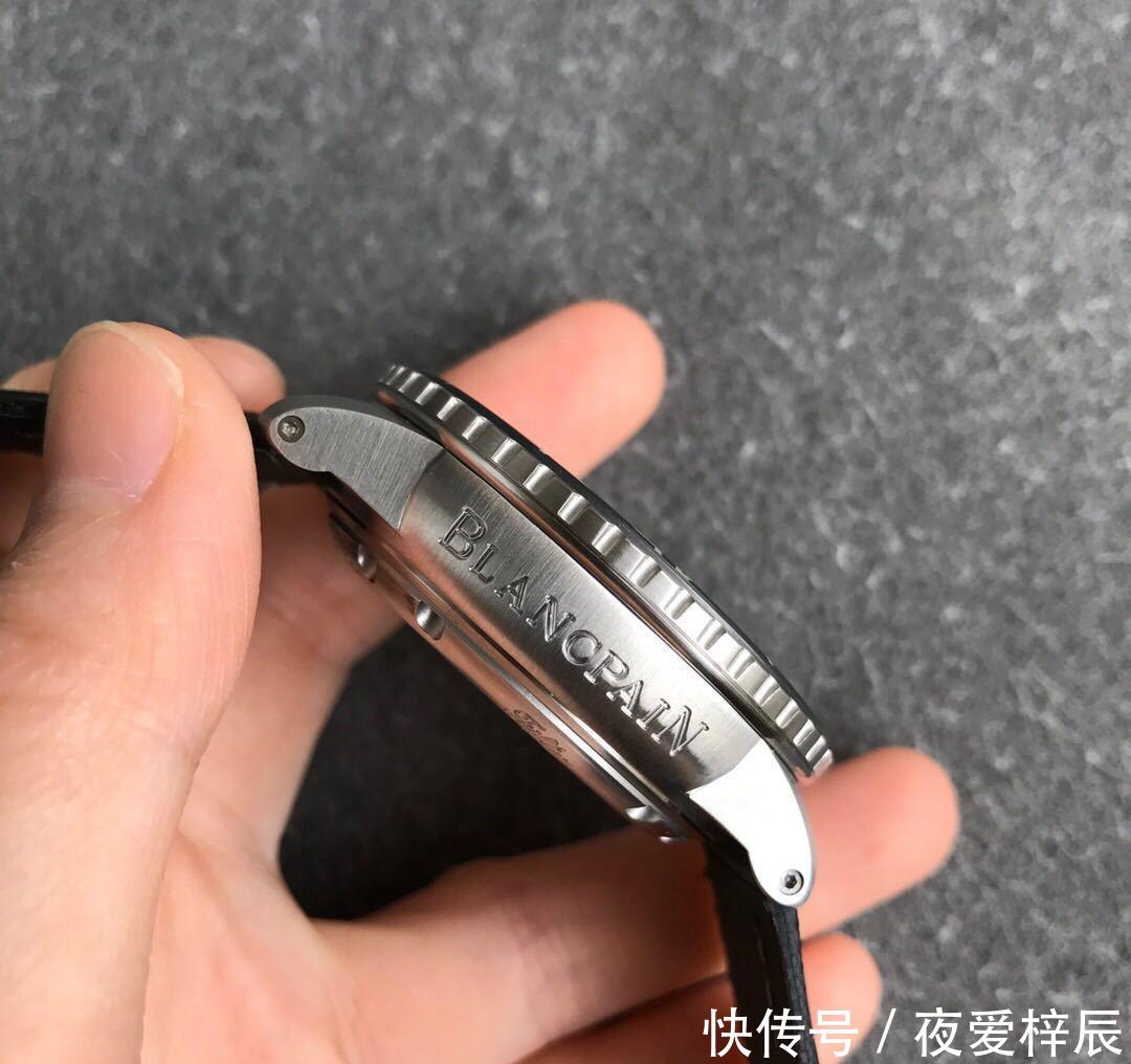 华西腕表@ZF宝珀50噚法国蛙人突击队限量款,稳稳的潜水表鼻祖
