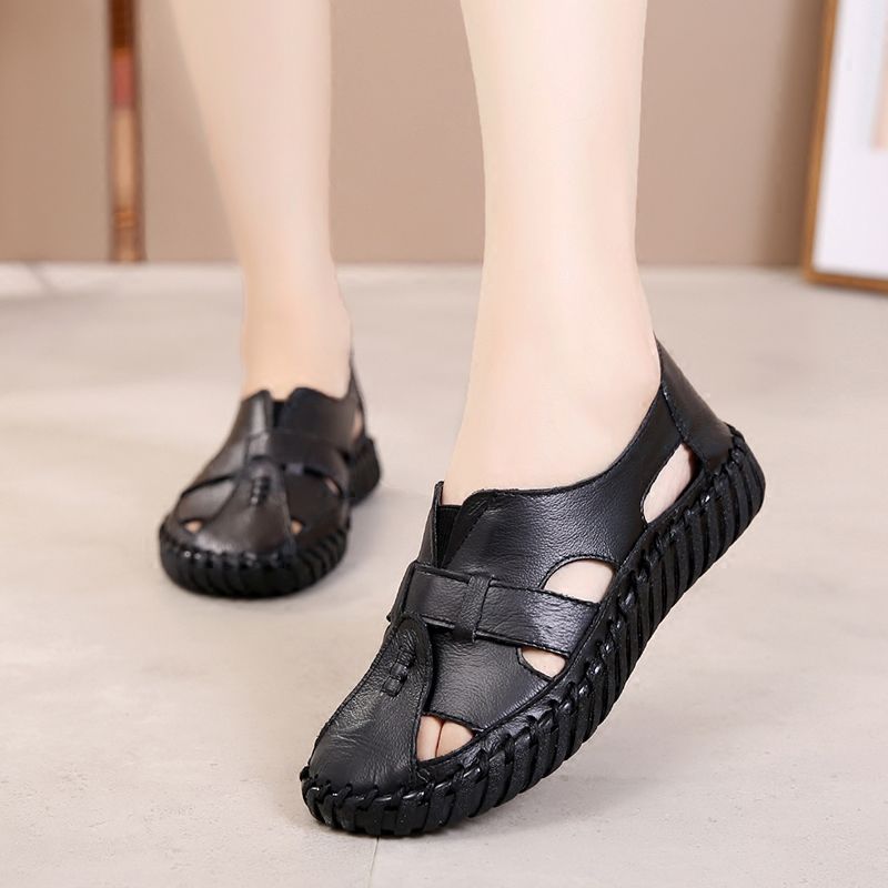 有一种女鞋，叫“妈妈鞋”，时尚又舒软，清凉典雅又洋气