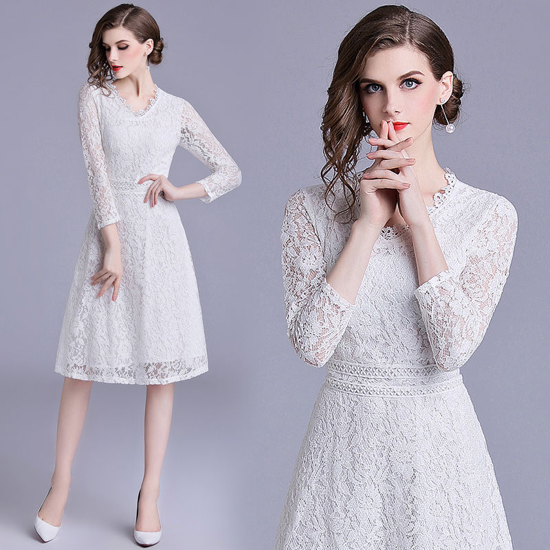 1米5的老婆，出门穿欧货连衣裙，时髦显高显嫩