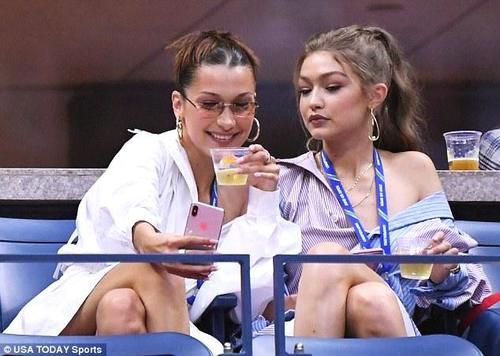 吉吉·哈迪德和贝拉·哈迪德两姐妹同出现 妹妹身材曲线完胜