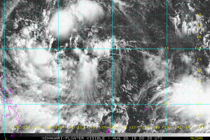  「白鹿」12号台风正在酝酿，11号台风白鹿刚登陆福建，今天有点