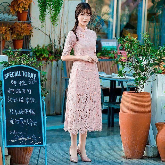 名媛范儿，你的范儿，气质复古两件套旗袍！