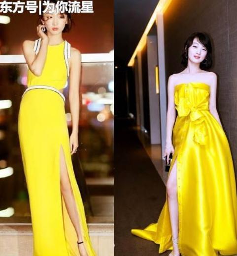 “隔空撞衫”：周冬雨撞上维密超模完胜，网友：小平板也有春天！