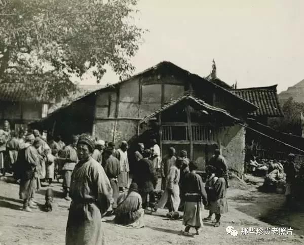 荒凉的晚清农村老照片