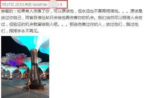 陈法蓉否认暗示张丹峰夫妇关系:请不要胡思乱想，谣言止于智者