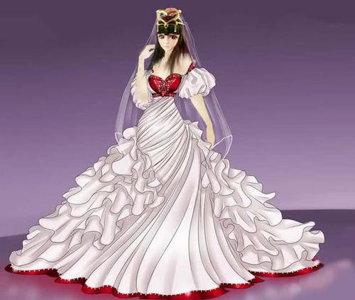 叶罗丽：当公主们穿上婚纱的时候，菲灵很美丽，冰公主像婚纱天使