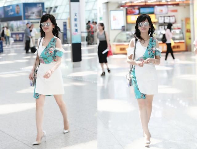 赵雅芝64岁还敢穿包臀裙,也是厉害了,可这腰也勒得太紧了吧?