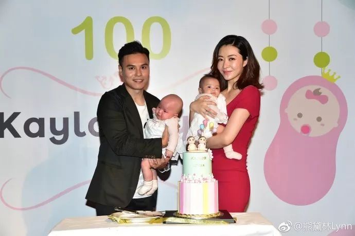 熊黛林首曝女儿照片，一家四口罕见同框幸福到开挂!