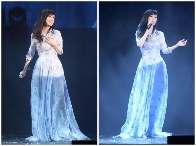 51岁周慧敏演唱会太惊人，私服穿的更少女，简直不给年轻人留活路