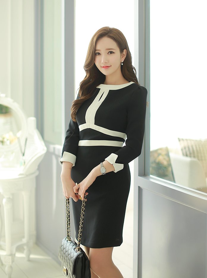 夕颜阿尔托纳精英职场裙