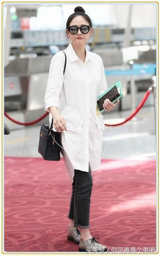 当106斤陈乔恩和86斤张韶涵同穿紧身裤，看完不再以瘦为美了！