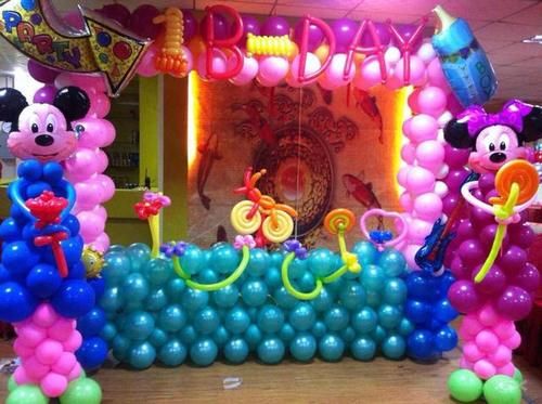 『电动打气』小孩生日聚会布置