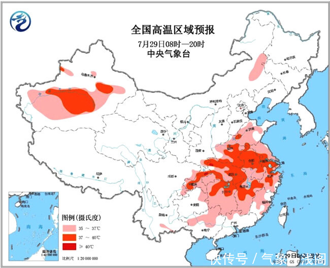 五大气象预警发布，雷暴大风暴雨连成片，南海“土台风”也快来了