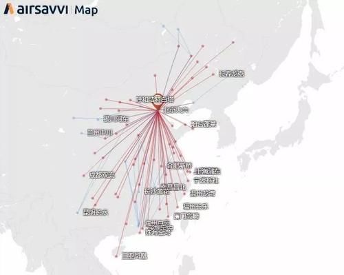 航线图 | 未来154天，这些航线将从大兴机场起飞