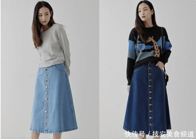 女人■时尚的“毛衣+半裙”搭配,宽松舒适的版型,让你优雅自信做女人