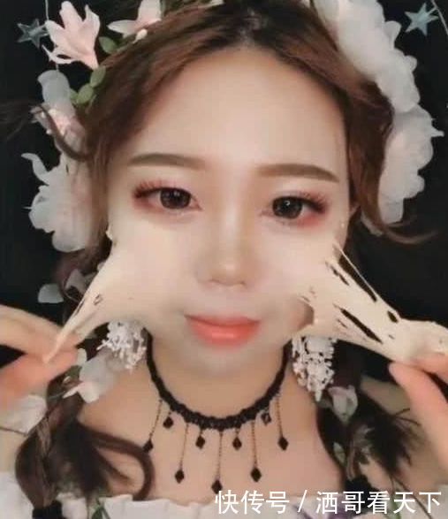 卸妆以后的女生不看不知道一看吓你一大跳