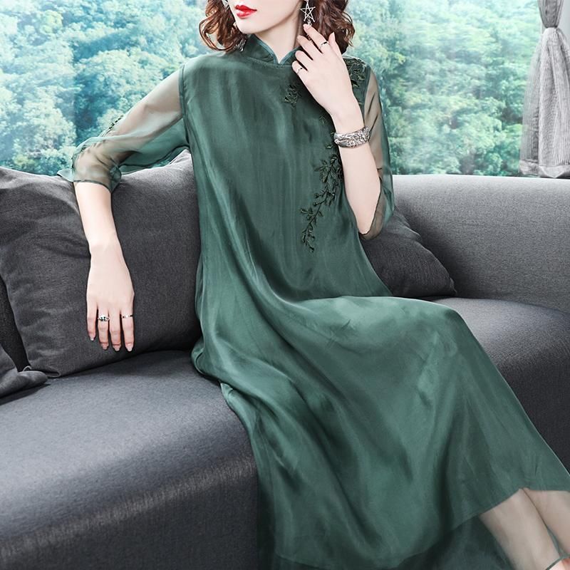 惊艳了世界的‘中国风茶服’，比旗袍雅致，美轮美奂，上身超漂亮