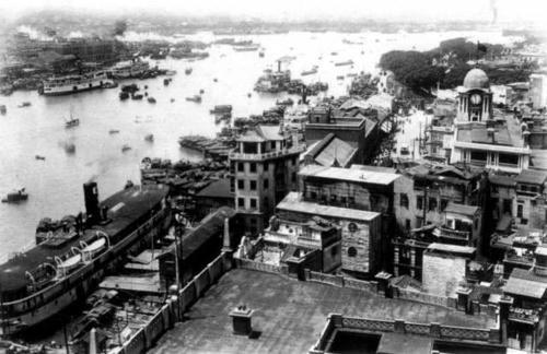 民国时期的广州老照片:高楼林立,航运繁忙,城市繁荣规模大