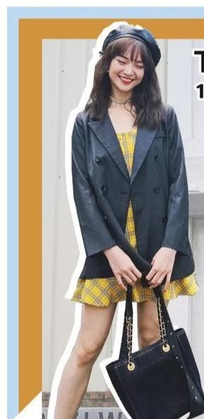 #时髦#薄外套+裙子,百搭时髦好穿