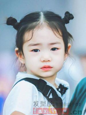 戚薇女儿lucky可爱发型 长大后我就成了你