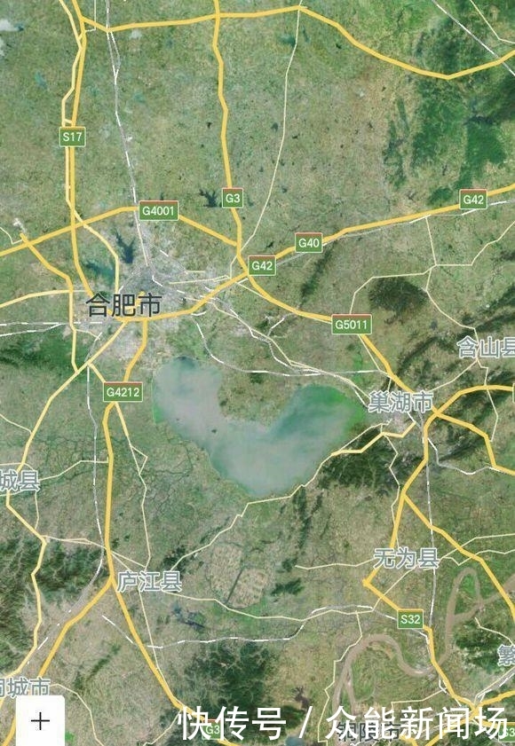  「洞庭湖」中国主要淡水湖卫星图对比：洞庭湖还是中国第二大淡