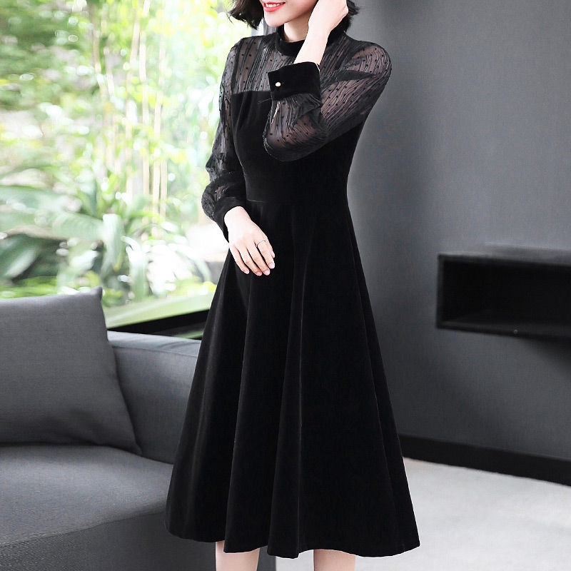 一件金丝绒，胜过十件旗袍!推荐60后女人穿，中秋国庆穿正好