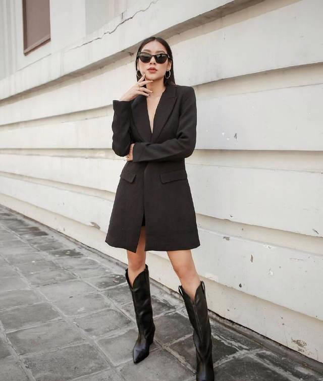 『职场中』早春街头休闲look,通勤装率先出发,打造职场丽人风