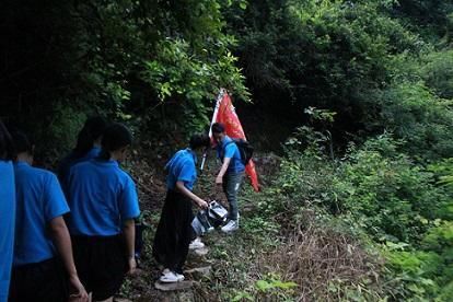 广东海洋大学学子重走红军路，重温红军情