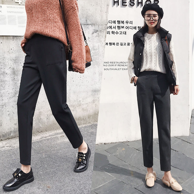 今秋别穿铅笔裤了，现主打这“简约裤”，比小脚裤还百搭显个高