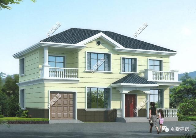 4款农村别墅，一套比一套实用，最后一套经济适用款17万!