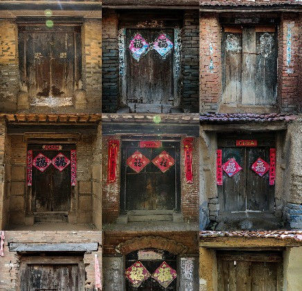  树木@农村老家的树木大家的门，渐渐消失了，难道还有回忆吗