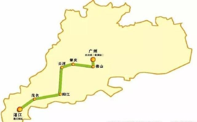  佛山@广东一条即将开建的高铁, 途经6市, 有你的家乡吗