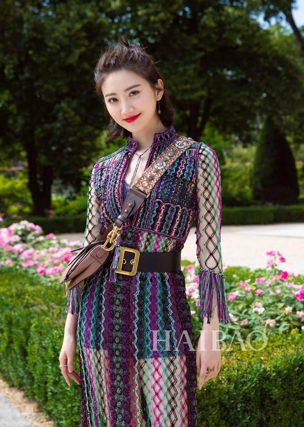 看完秀后，景甜的第一反应竟然是要“塑形”?迪奥  二零一八秋冬