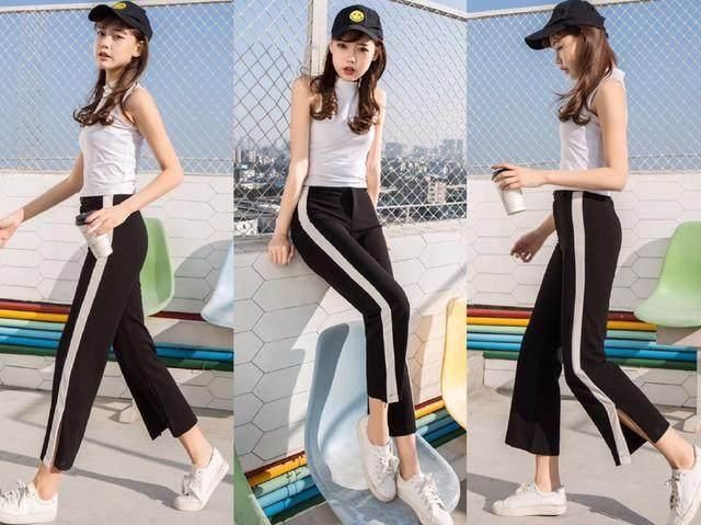 过时的裤子不要穿了，今年很流行的5条运动裤，搭配t恤最潮!