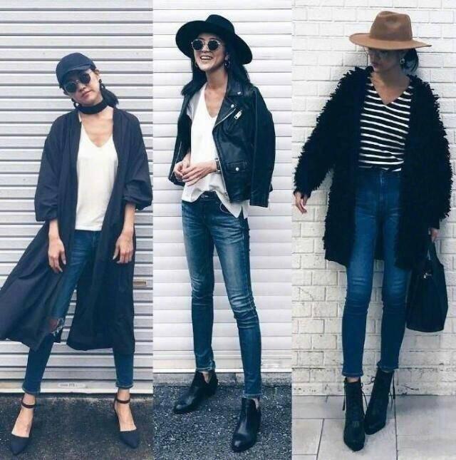 20岁到38岁女性的早秋穿搭，衬衫搭配鱼尾半身裙，气质又有女人味