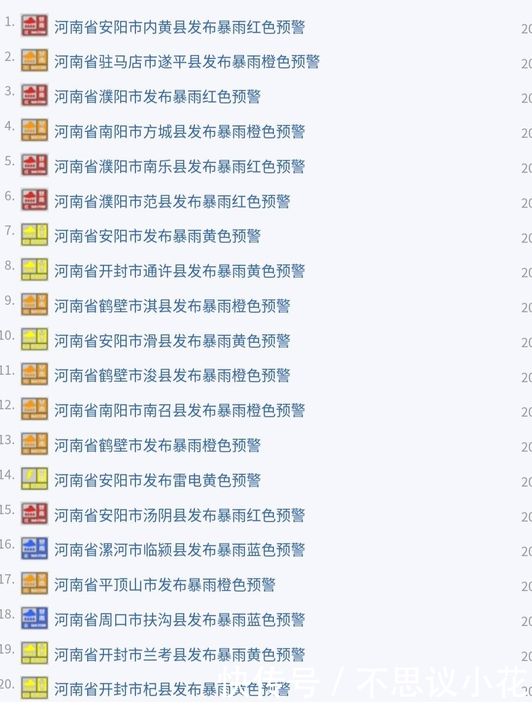 一整夜！暴雨席卷河南！局地发出暴雨红色预警！