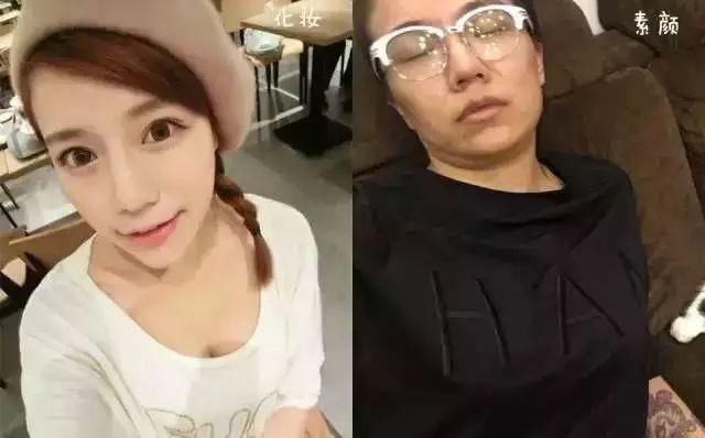 那些素颜比化妆丑n倍，全靠化妆撑起来的网红！