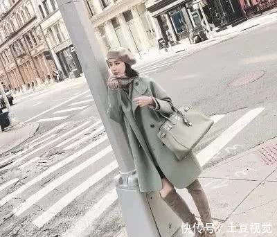  [女人]一个精致的女人冬日离不开羊绒大衣，时髦修身，显得时尚利落