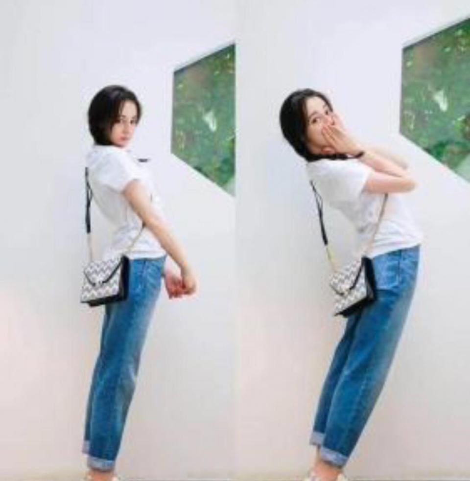 6位女演员穿牛仔裤最好看，紧实感凸显身材，做事也方便!