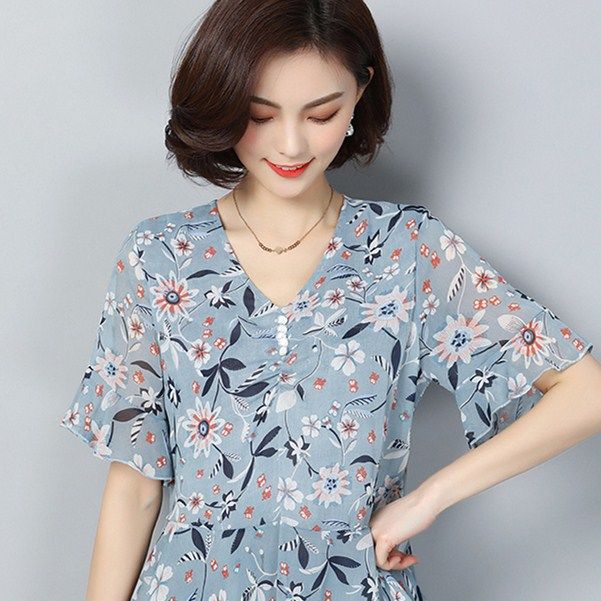 哇塞,好羡慕现在的姑娘,有这么舒适的雪纺衫,足够穿一夏了