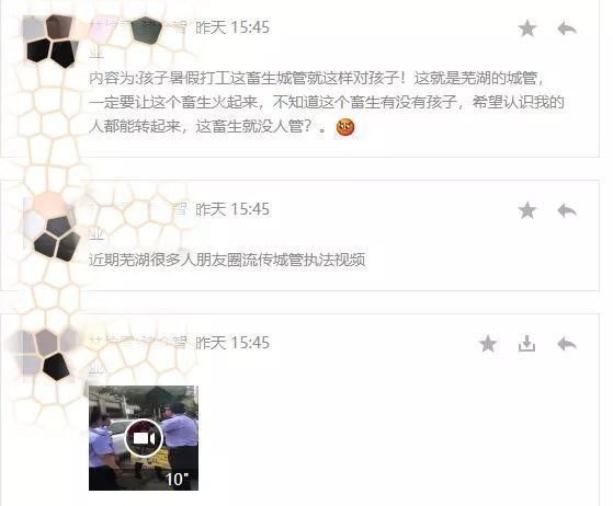 网传芜湖城管围攻一个小孩?真相来了……
