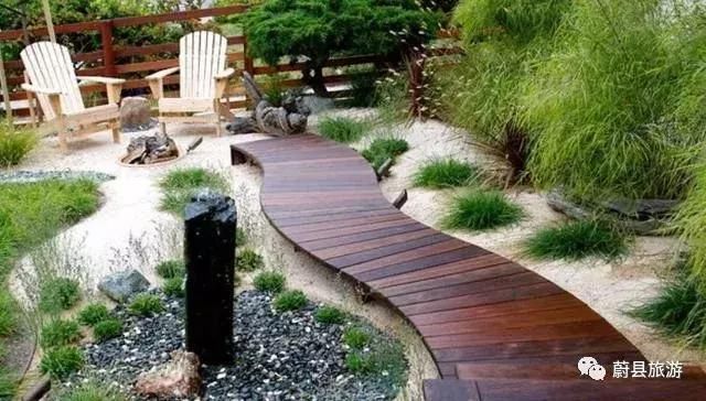 防腐木在庭院景观中的设计运用