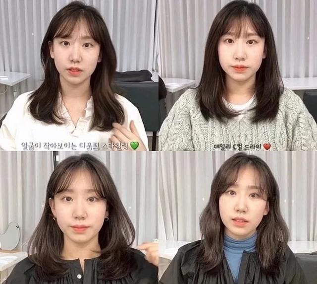  女生■韩国发型师分享女生4款中长发?造型技巧！手残也能轻松上手