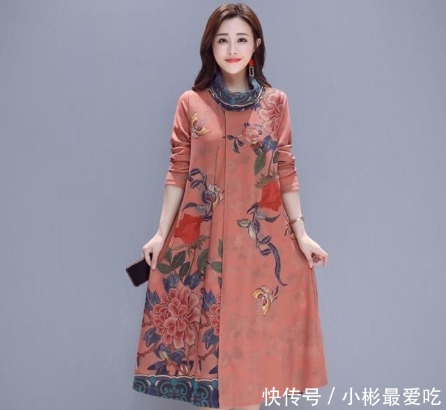 「显瘦」秋冬怎么少得了连衣裙?这样穿保暖又显瘦,让你美出天际
