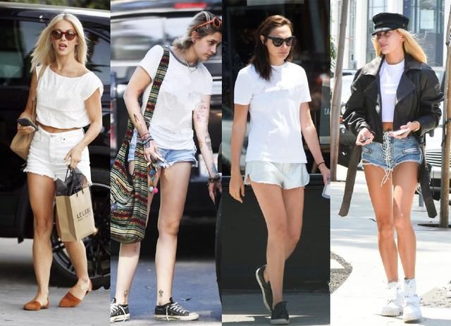 百搭不厌的白t恤，穿出40种造型，简单基本款也能很时髦