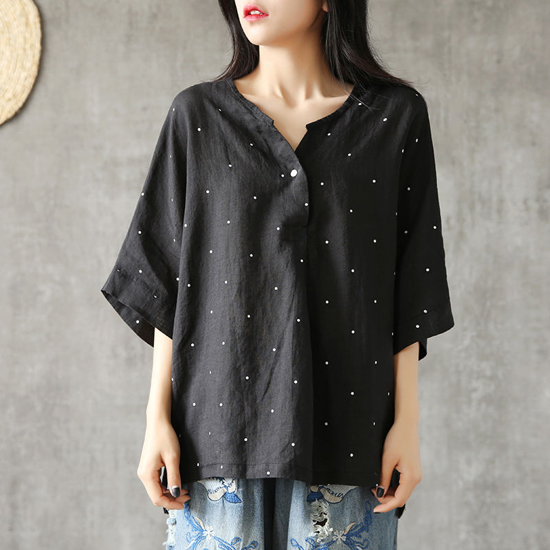 谁说丰满女人不好看?聪明女人都穿“苎麻衫”，显瘦显嫩洋气十足